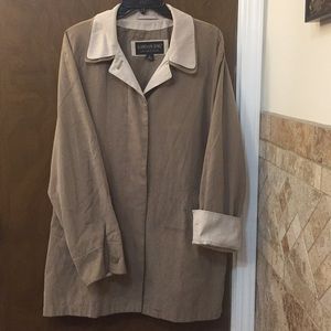 London Fog Beige Jacket Large